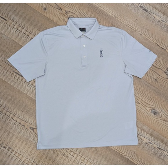 Greg Norman Play Dry National Guard Association Polo Golf Shirt‎ Large Gray - Picture 4 of 10